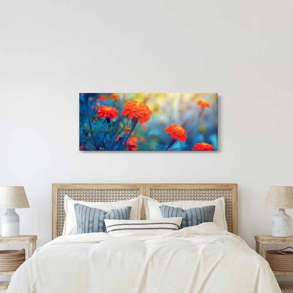 Slika - Narančasti cvjetovi (120x50 cm)