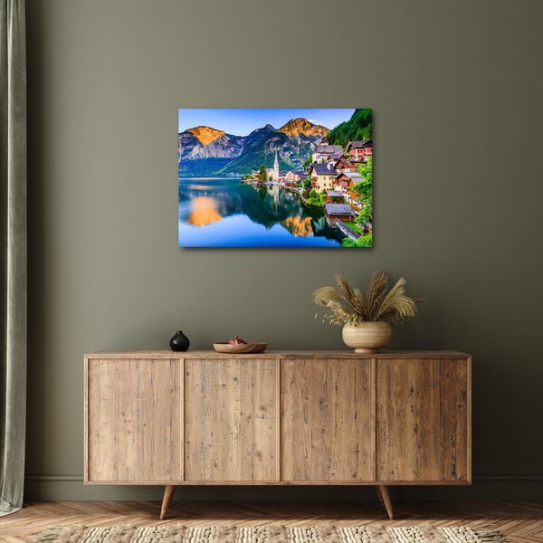 Slika - Alpsko selo (70x50 cm)