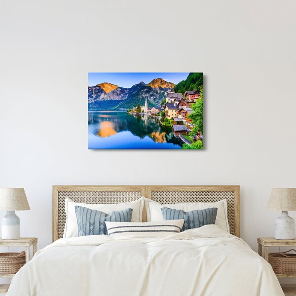 Slika - Alpsko selo (90x60 cm)