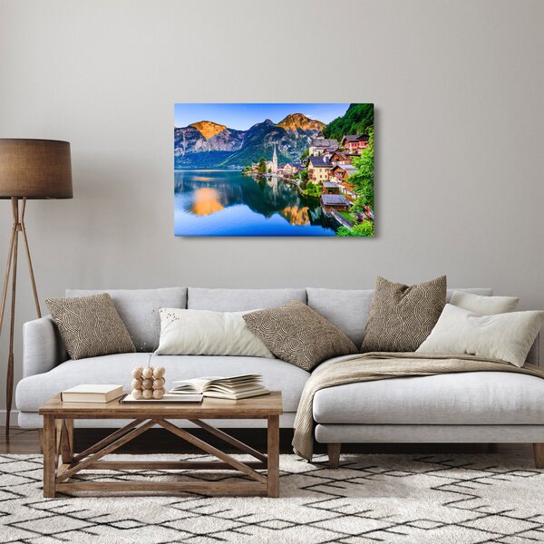 Slika - Alpsko selo (90x60 cm)