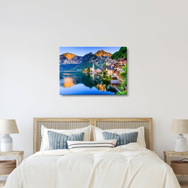 Slika - Alpsko selo (70x50 cm)