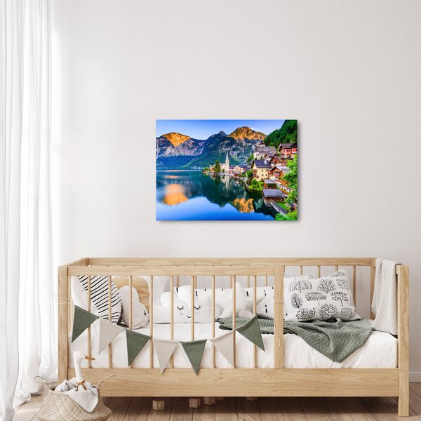 Slika - Alpsko selo (70x50 cm)