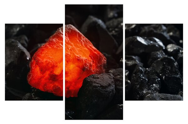Slika - užareni mineral (90x60 cm)