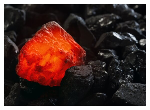 Slika - užareni mineral (70x50 cm)