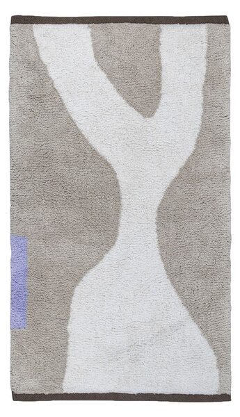 Bijeli/bež periv pamučan tepih 50x80 cm Figura – Mette Ditmer Denmark