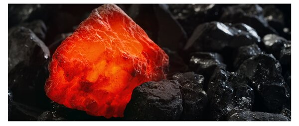 Slika - užareni mineral (120x50 cm)