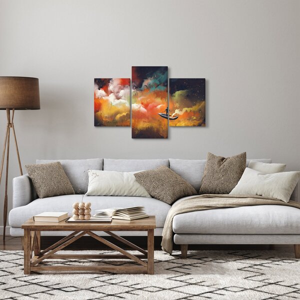 Slika - Čovjek koji plovi svemirom (90x60 cm)