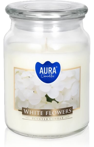 BISPOL Premium Line White Flowers mirisna svijeća 500 g