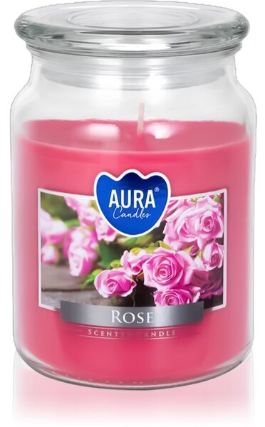 BISPOL Premium Line Rose mirisna svijeća 500 g