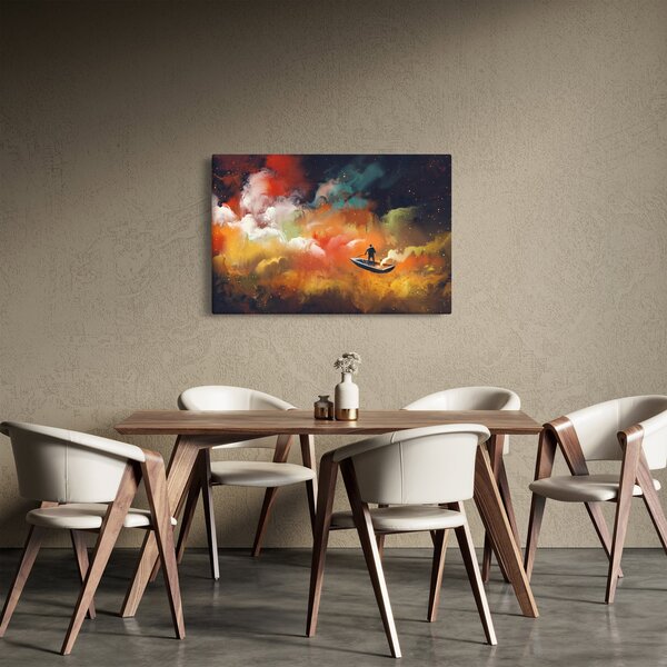 Slika - Čovjek koji plovi svemirom (90x60 cm)