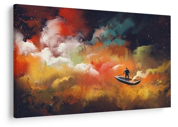 Slika - Čovjek koji plovi svemirom (90x60 cm)