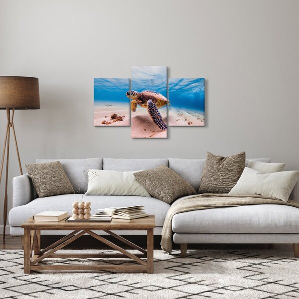 Slika - Kornjača u oceanu (90x60 cm)
