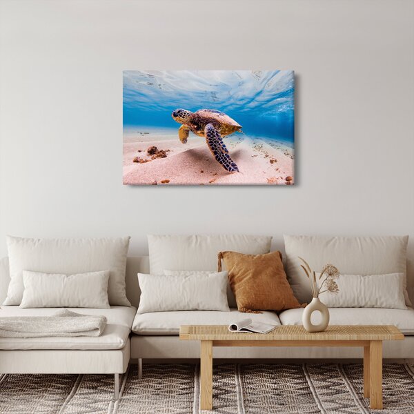 Slika - Kornjača u oceanu (90x60 cm)