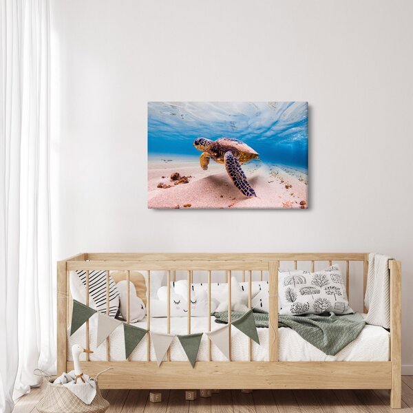 Slika - Kornjača u oceanu (90x60 cm)