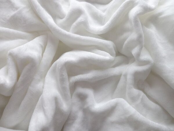 Plahta mikropliš SOFT 180x200 cm bijela