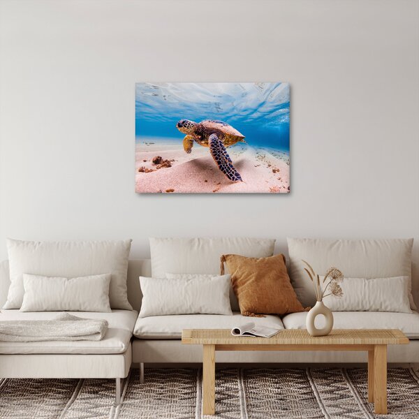 Slika - Kornjača u oceanu (70x50 cm)