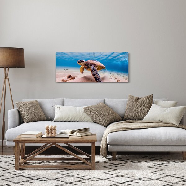 Slika - Kornjača u oceanu (120x50 cm)
