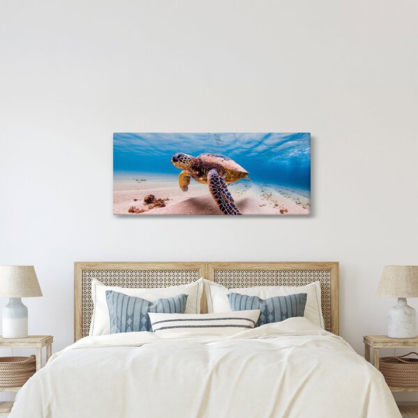 Slika - Kornjača u oceanu (120x50 cm)