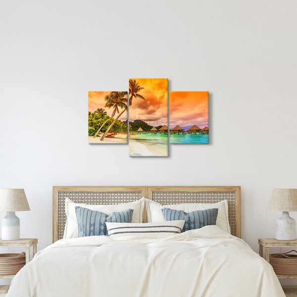 Slika - Otok Bora Bora (90x60 cm)