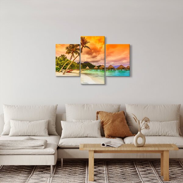 Slika - Otok Bora Bora (90x60 cm)