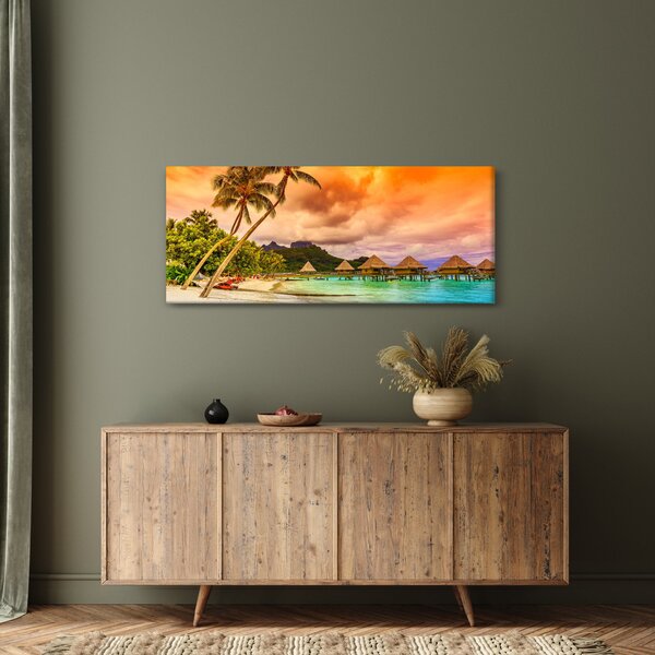 Slika - Otok Bora Bora (120x50 cm)
