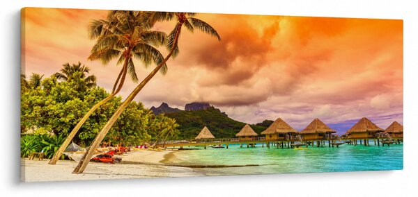 Slika - Otok Bora Bora (120x50 cm)