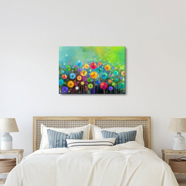 Slika - Apstraktno cvijeće (70x50 cm)