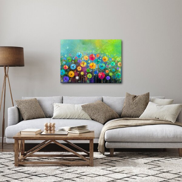 Slika - Apstraktno cvijeće (70x50 cm)