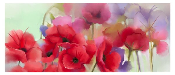Slika - Makovi (120x50 cm)