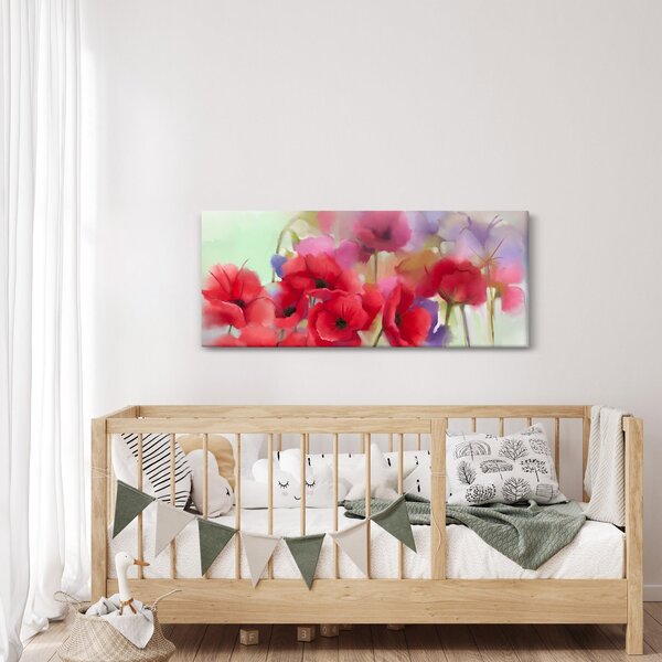 Slika - Makovi (120x50 cm)