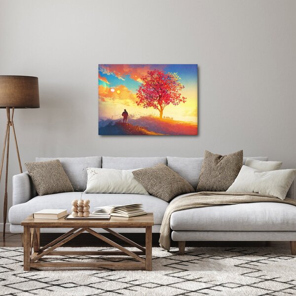 Slika - Drvo na brdu (70x50 cm)