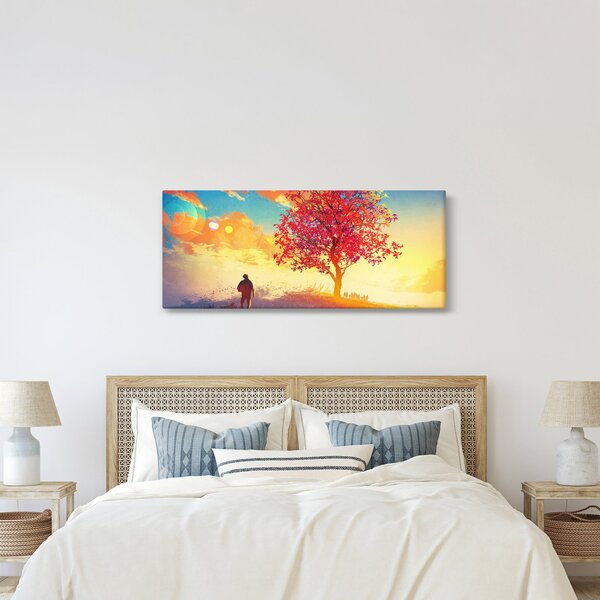 Slika - Drvo na brdu (120x50 cm)