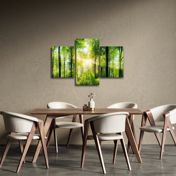 Slika - Zora u šumi (90x60 cm)