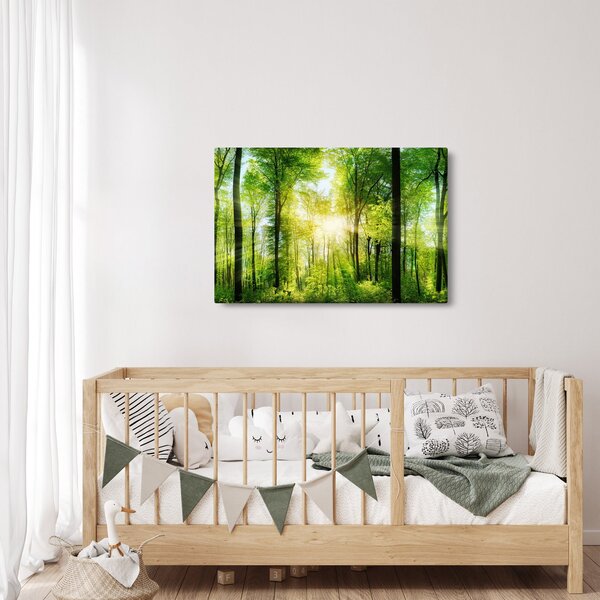 Slika - Zora u šumi (90x60 cm)