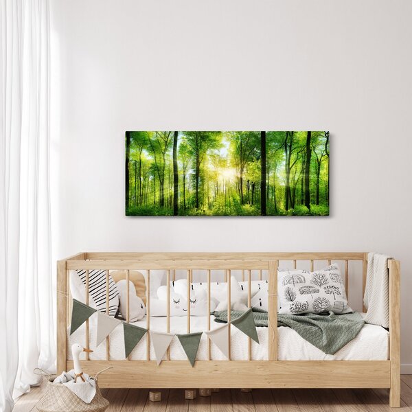 Slika - Zora u šumi (120x50 cm)
