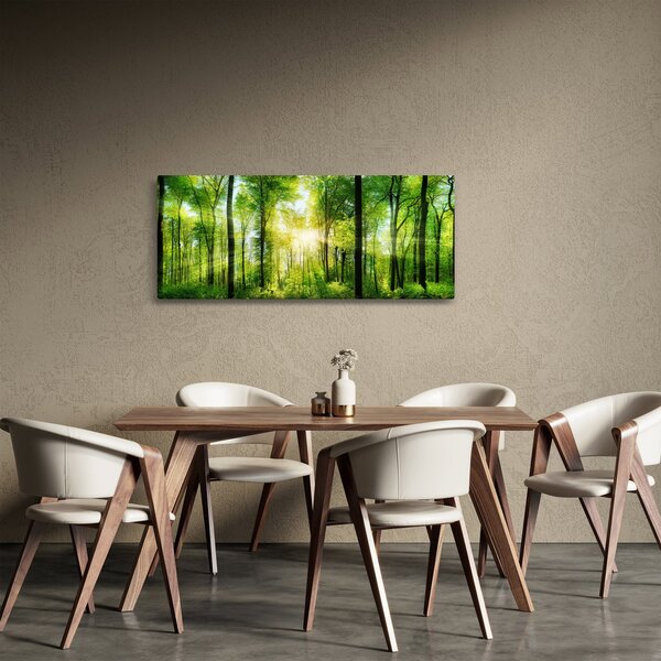 Slika - Zora u šumi (120x50 cm)