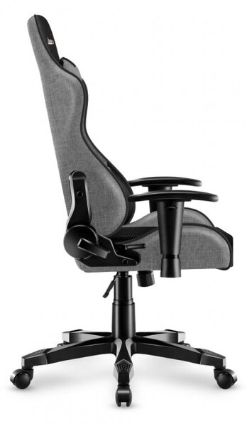 Praktična crno-siva gaming stolica za tinejdžere