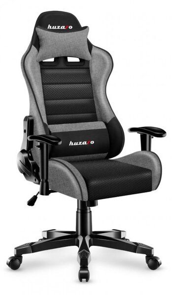 Praktična crno-siva gaming stolica za tinejdžere