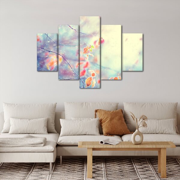 Slika - Listići u ledu (150x105 cm)