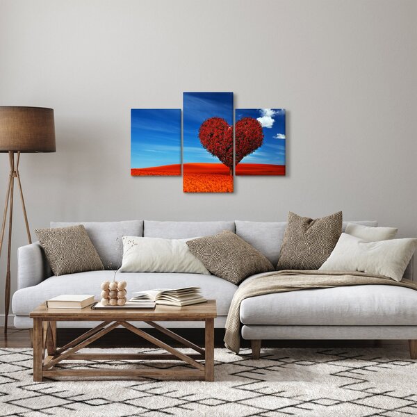 Slika - Stablo u obliku srca (90x60 cm)