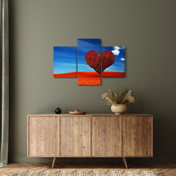 Slika - Stablo u obliku srca (90x60 cm)