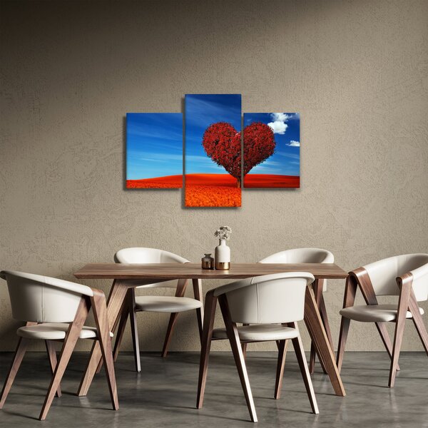 Slika - Stablo u obliku srca (90x60 cm)