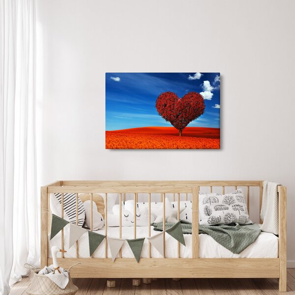 Slika - Stablo u obliku srca (90x60 cm)