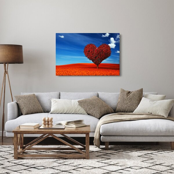 Slika - Stablo u obliku srca (90x60 cm)