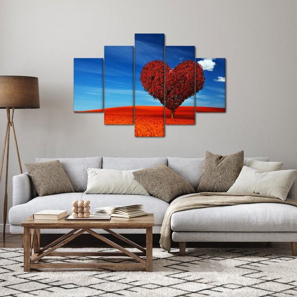 Slika - Stablo u obliku srca (150x105 cm)