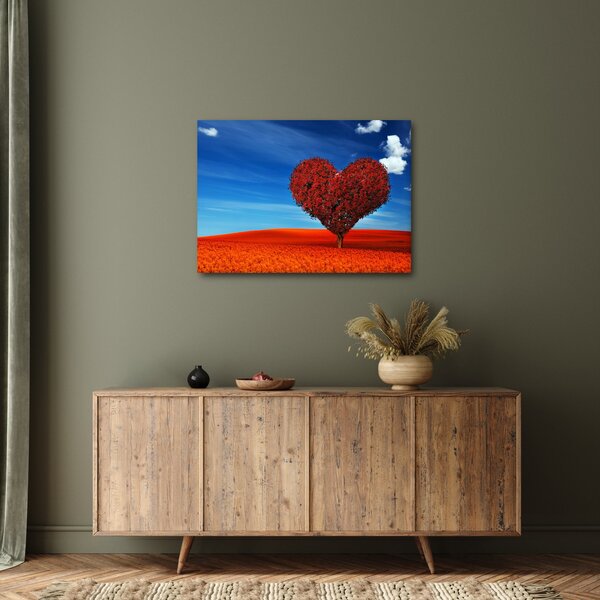Slika - Stablo u obliku srca (70x50 cm)