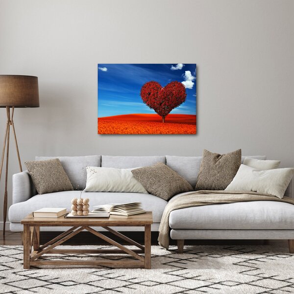 Slika - Stablo u obliku srca (70x50 cm)