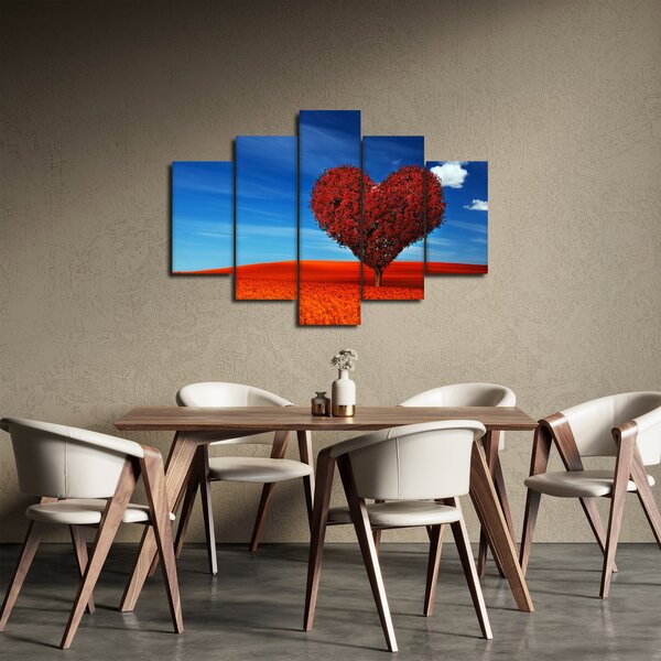 Slika - Stablo u obliku srca (150x105 cm)