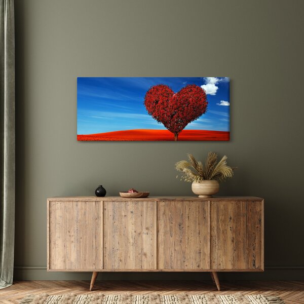 Slika - Stablo u obliku srca (120x50 cm)