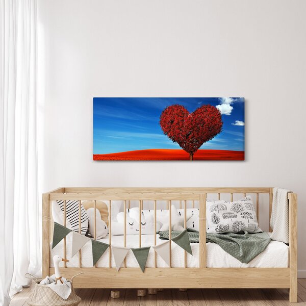 Slika - Stablo u obliku srca (120x50 cm)